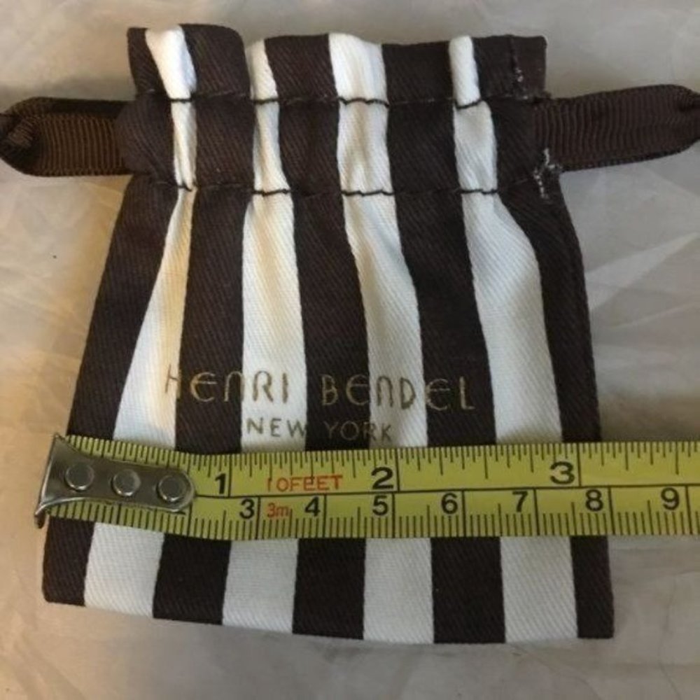 Henri Bendel small mini jewelry dustbag pouch bag NEW - Picture 3 of 3